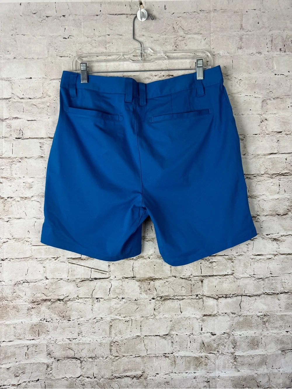 Rhone Men's Size 32 Commuter Shorts Blue Flex Knit Golf Performance Polyester